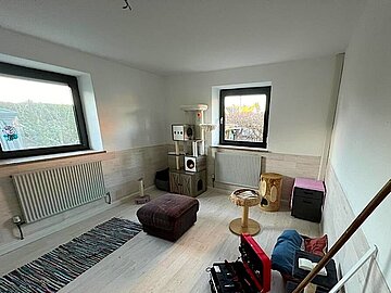 Das neue Katzenhaus erstrahlt in neuem Glanz.